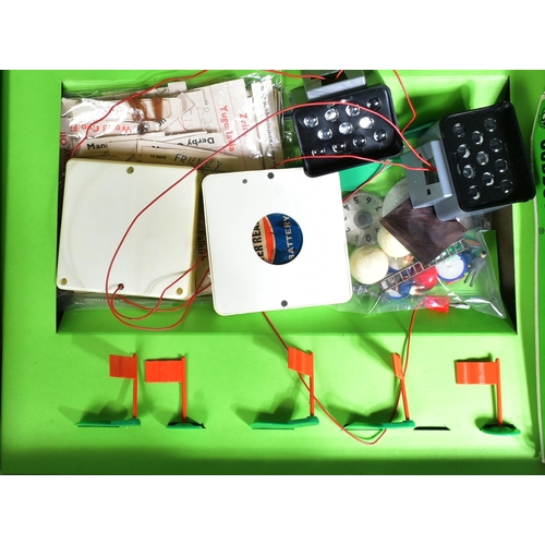 603 - An original vintage Subbuteo International Edition tabletop football game set. The set containing pi... 