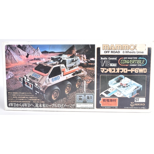 621 - An original vintage 1980s 1/18 scale Japanese Nikko Toys RC Radio Control x6 wheel drive off road ' ... 