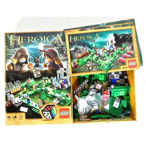 623 - Lego - a collection of x3 Lego games comprising 3843 Ramses Pyramid, 3858 Heroica Waldurk Forest and... 