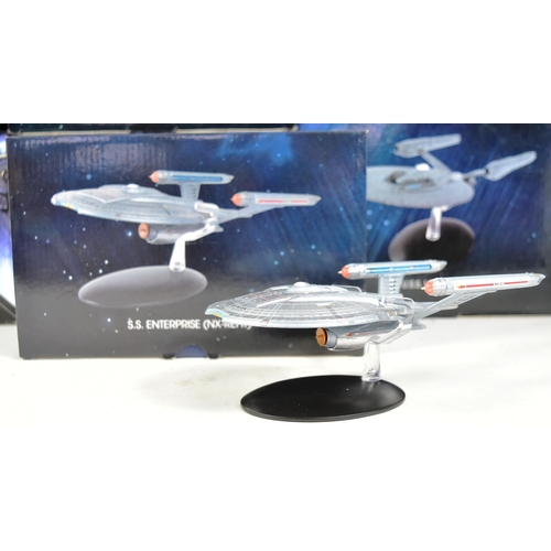 626 - Star Trek - a collection of x6 assorted 'large' Eaglemoss made diecast Star Trek spaceship models. M... 