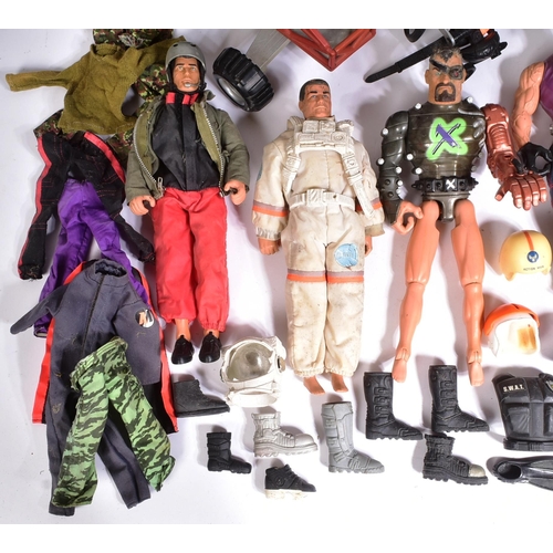 647 - Action Man - a collection of 1990s Hasbro Action Man figures and playset accessories along with Max ... 