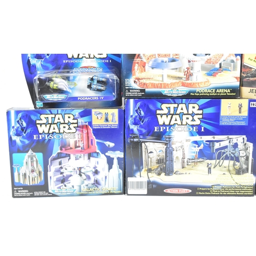 704 - Star Wars - Micro Machines / MicroMachines - a collection of assorted Galoob made Star Wars playsets... 