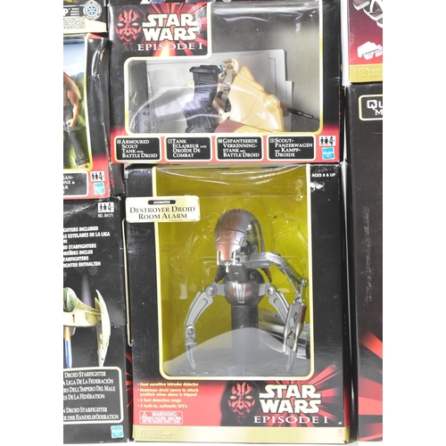 706 - Star Wars - Episode I - a collection of assorted boxed Episode 1 action figure playsets by Hasbro, t... 