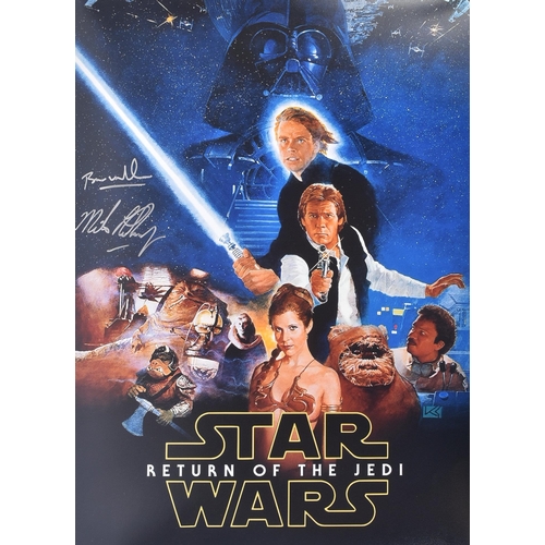 707 - Star Wars - Return Of The Jedi (1983) - dual autographed 16x12