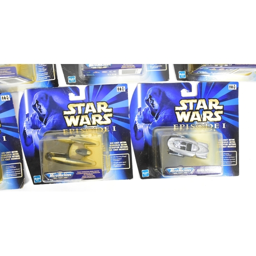 708 - Star Wars - Micro Machines / Micromachines - a collection of x6 carded Episode I diecast metal model... 