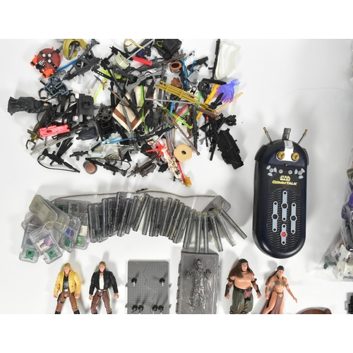 710 - Star Wars - a large collection of Hasbro Star Wars action figures, all post-1999. Includes: Episode ... 