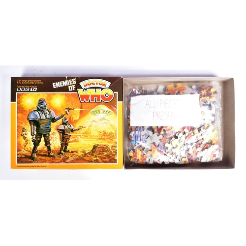 448 - Doctor Who - Jigsaw Puzzles - a collection of x5 original vintage 1970s & 1980s Dr Who jigsaw puzzle... 