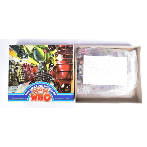 448 - Doctor Who - Jigsaw Puzzles - a collection of x5 original vintage 1970s & 1980s Dr Who jigsaw puzzle... 