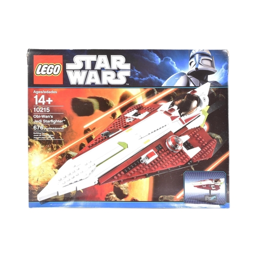 463 - Lego - an original Lego Star Wars set No. 10215 Obi-Wan's Jedi Starfighter. The set rebagged, with a... 