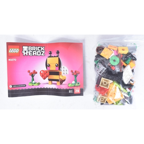 468 - Lego - a collection of x3 Lego Brickheadz comprising; 40379 Bear (sealed), 40349 Puppy and 40270 Bee... 