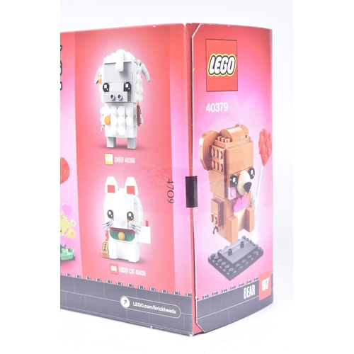 468 - Lego - a collection of x3 Lego Brickheadz comprising; 40379 Bear (sealed), 40349 Puppy and 40270 Bee... 