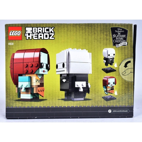 471 - Lego - an original Lego Brickheadz set No. 41630 Jack Skellington & Sally. The set rebagged, with in... 