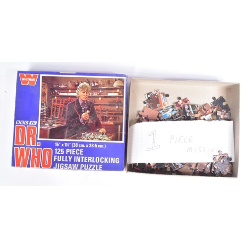 482 - Doctor Who - Jigsaw Puzzles - a collection of x5 original vintage 1970s / 1980s Dr Who jigsaw puzzle... 