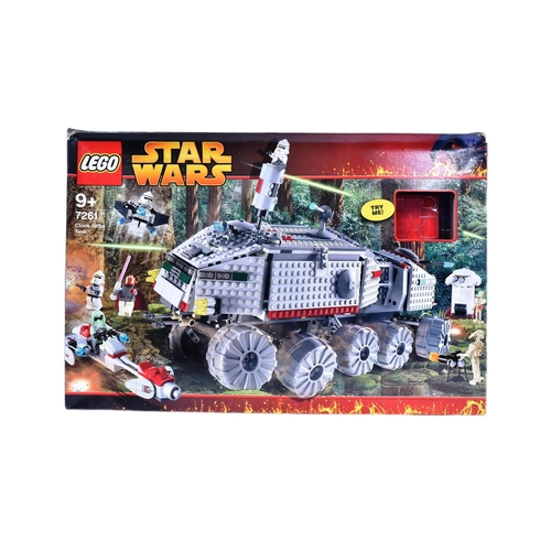 483 - Lego - an original Lego Star Wars set No. 7261 Clone Turbo Tank. The set rebagged, with all minifigu... 