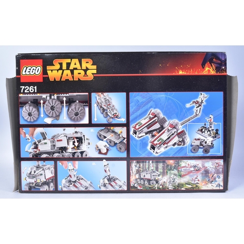 483 - Lego - an original Lego Star Wars set No. 7261 Clone Turbo Tank. The set rebagged, with all minifigu... 