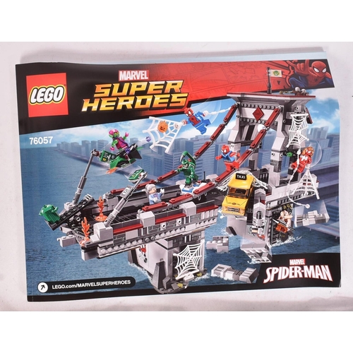 494 - Lego - an original Lego Marvel Super Heroes set No. 76057 Spider-Man Web Warriors Ultimate Battle Br... 