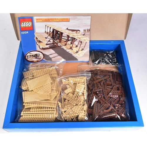 518 - Lego - an original Lego Sculptures set No. 10124 Wright Flyer. The set rebagged, with instructions a... 