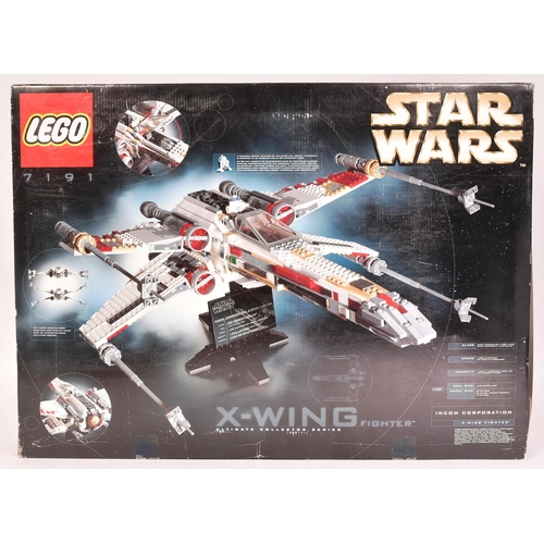 524 - Lego - an original Lego Star Wars UCS Ultimate Collector Series set No. 7191 X-Wing Fighter. The set... 