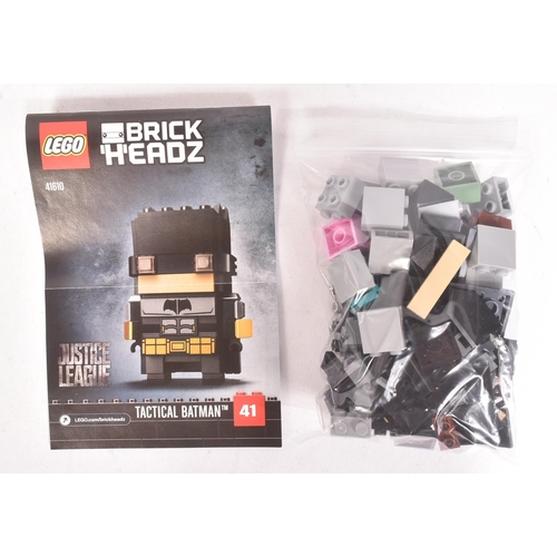 527 - Lego - an original Lego Brickheadz set No. 41610 Tactical Batman & Superman. The set rebagged, with ... 