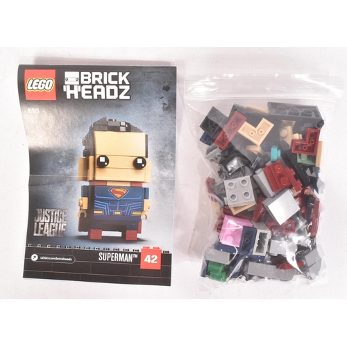 527 - Lego - an original Lego Brickheadz set No. 41610 Tactical Batman & Superman. The set rebagged, with ... 