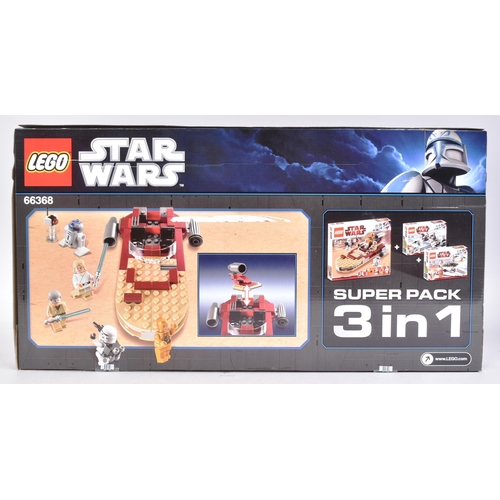 544 - Lego - Star Wars - a factory sealed Lego Star Wars set No. 66368 3 in 1 Superpack containing 8092 Lu... 