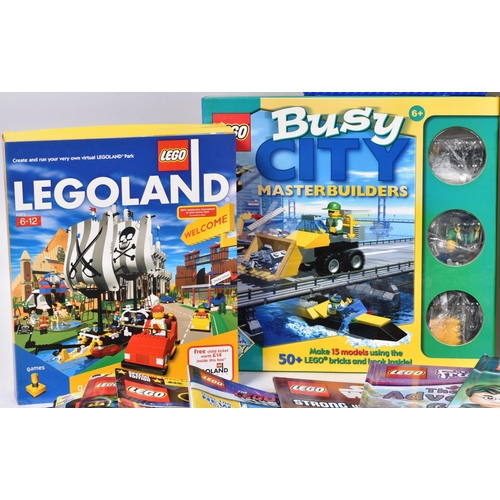 548 - Lego - a collection of x3 Lego sets comprising 40290 Brick Of The Year 6 Years, 3839 Race 3000 Board... 