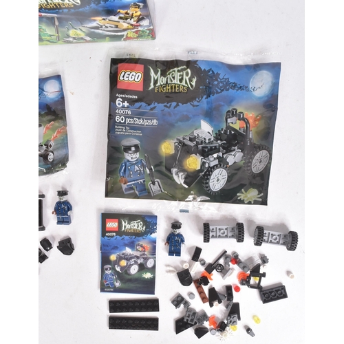 558 - Lego - x3 original Lego Monster Fighter sets comprising; 9461 The Swamp Creature, 30200 Zombie Coffi... 