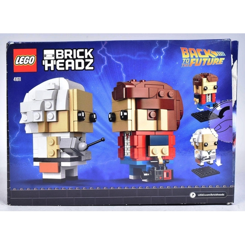 567 - Lego - an original Lego Brickheadz set No. 41611 Back To The Future Marty Mcfly & Doc Brown. The set... 