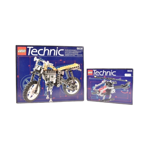 575 - Lego - x2 original Lego Technic sets comprising; 8838 Shock Cycle and 8825 Night Chopper. The sets r... 