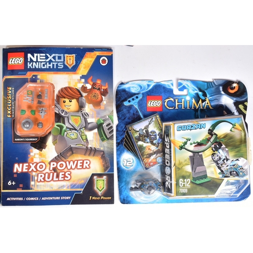 614 - Lego - a collection of factory sealed Lego Nexo Knights and Legends of Chima. Sets to include; x2 Ch... 