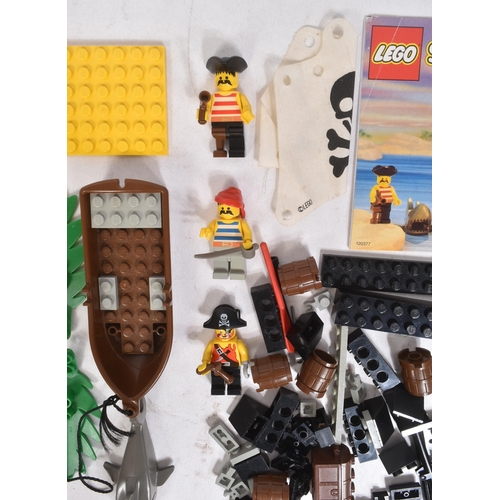 617 - Lego - x2 vintage 1990s Lego System sets comprising; 6258 Smuggler's Shanty and 6261 Raft Raiders. B... 