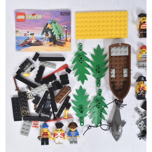617 - Lego - x2 vintage 1990s Lego System sets comprising; 6258 Smuggler's Shanty and 6261 Raft Raiders. B... 