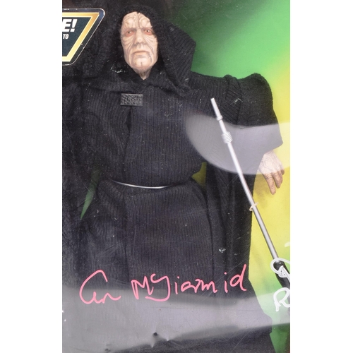 657 - Star Wars - Ian McDiarmid (Emperor Palpatine) and Quetin Pierre (Royal Guard) - dual autographed vin... 