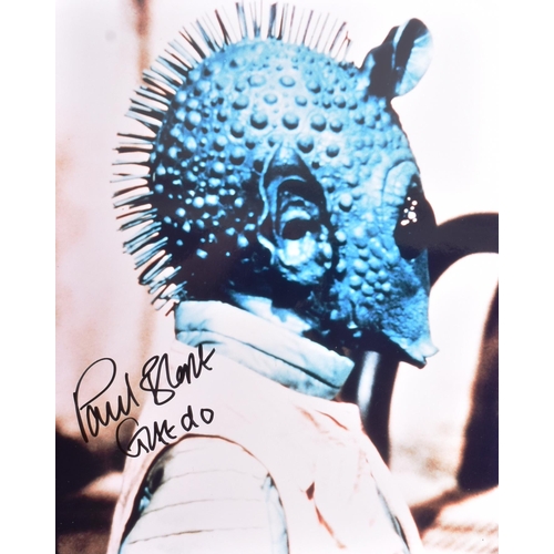 658 - Star Wars - Paul Blake (Greedo) - two autographed 8x10