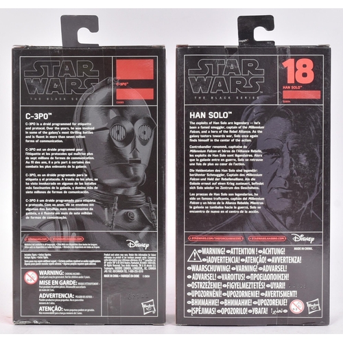 683 - Star Wars - The Black Series - x2 Hasbro made The Black Series boxed Star Wars action figures: C0065... 