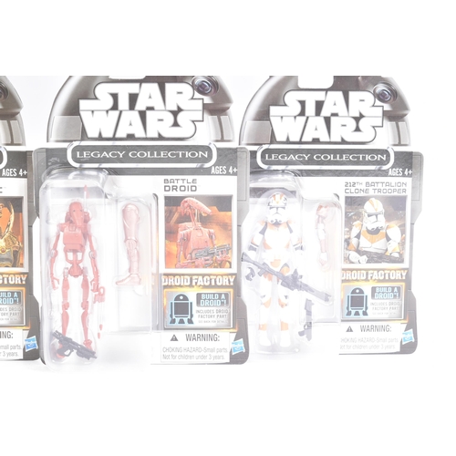 687 - Star Wars - Legacy Collection - an unused shop trade box of x6 MOC carded action figures from the 20... 