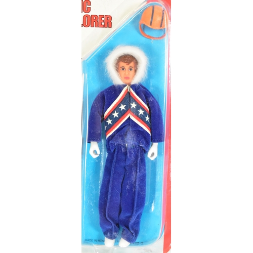 756 - Evel Knievel - a vintage 1970s (1975) Idea Toys made Evel Knievel ' Artic Explorer ' carded action f... 