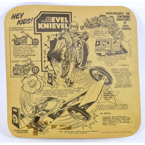 756 - Evel Knievel - a vintage 1970s (1975) Idea Toys made Evel Knievel ' Artic Explorer ' carded action f... 