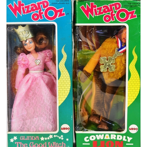 770 - The Wizard Of Oz - Mego - a full set of vintage c1974 Mego made Wizard Of Oz action figures: Dorothy... 