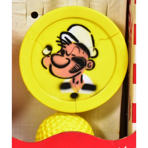 778 - Popeye - a vintage Combex made Popeye ' Break a Plate ' carnival style game containing x3 breakable ... 