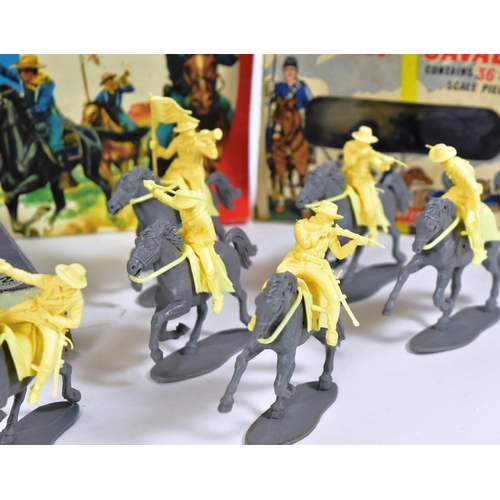 794 - Airfix - Wild West / Cowboys & Indians - a collection of assorted vintage boxed plastic soldiers / f... 