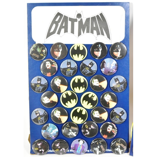 797 - Batman - a collection of vintage Batman Batman ' photo button ' badges featuring images from the mov... 