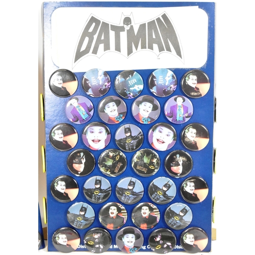 797 - Batman - a collection of vintage Batman Batman ' photo button ' badges featuring images from the mov... 