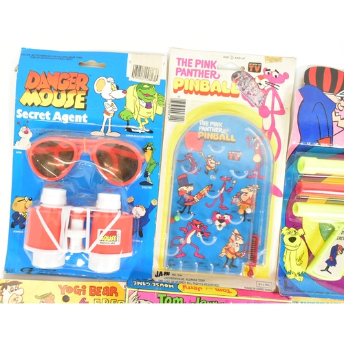 816 - A collection of vintage TV & Film interest carded ' rack pack ' toys and memorabilia to include; Ins... 