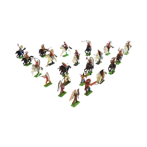 817 - Britains Deetail - a collection of approx x30 Britains Deetail made metal and plastic Indian / India... 