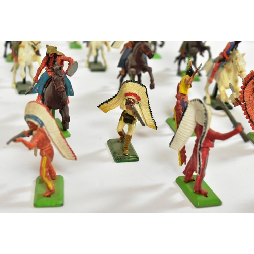 817 - Britains Deetail - a collection of approx x30 Britains Deetail made metal and plastic Indian / India... 