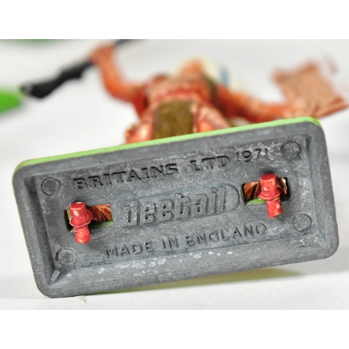 817 - Britains Deetail - a collection of approx x30 Britains Deetail made metal and plastic Indian / India... 