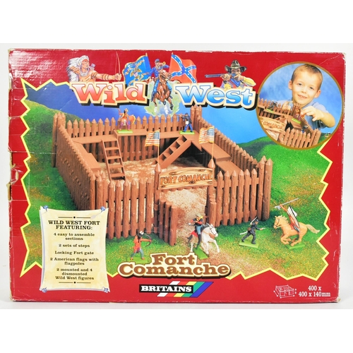 819 - Britains / Marx Toys - x2 vintage boxed Fort playsets - Fort Apache Play Set by Marx Toys and Fort C... 