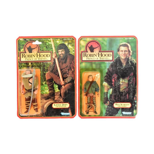 857 - Robin Hood - x2 vintage 1990s (1991) Kenner made Robin Hood Prince of Thieves playset action figures... 