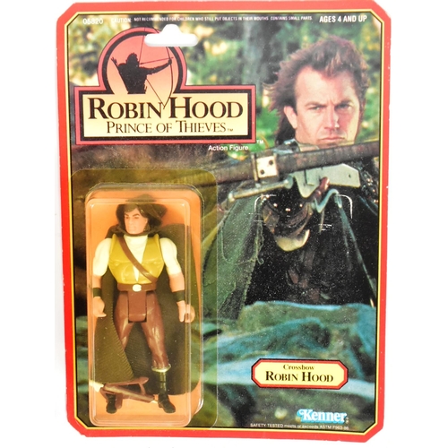 858 - Robin Hood - x2 vintage 1990s (1991) Kenner made Robin Hood Prince of Thieves playset action figures... 